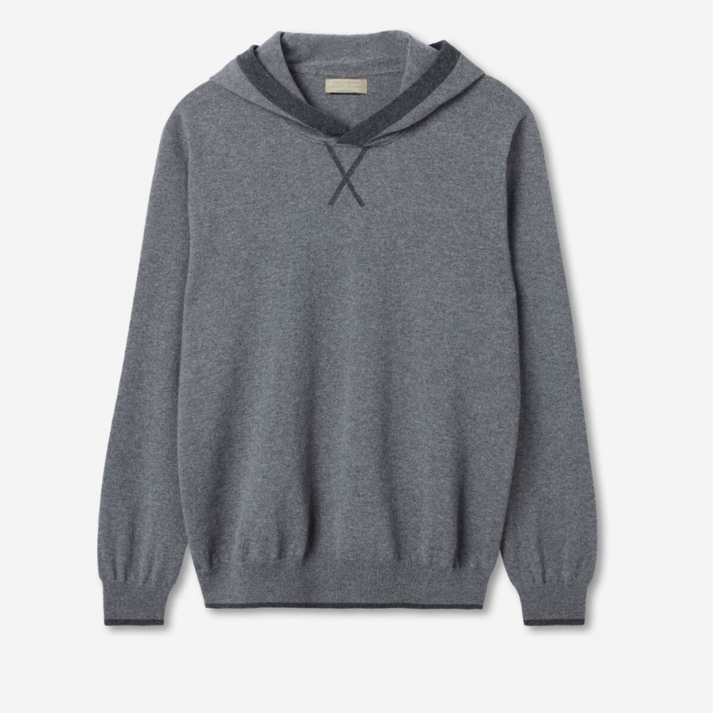 NWT Falconieri Cashmere hooded sweater - Picture 9 of 9